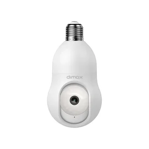 CAMARA INTERIOR TIPO FOCO 4MP - 4MM - WIFI 2.4 GHZ.- VISION NOCTURNA 8-10m -H.265/H.264 - MICROSD 128GB - PN INTERNAL MARCA DIMAX G105