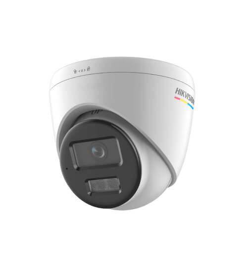 COLORVU TURRET IP 4MP SMART HYBIRD LIGHT 2.8MM D-WDR IP67 CONN IR Y AUDIO - HK-DS2CD1347G2H-LIU