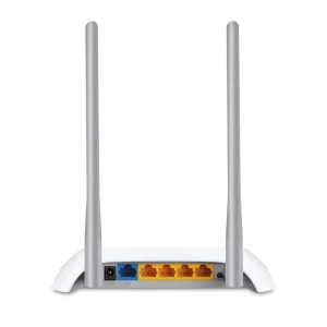TL-WR840N TP-Link Router Wi-Fi 4 / N300 Banda única 2.4 GHz: 300 Mbps (802.11N) / 2 External Antennas / 1 WAN Fast + 4 LAN Fast / WPS / Guest Network / Control Parental / IPv6